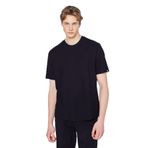WRANGLER%100 Pamuk Regular Fit Bisiklet Yaka Basic Premium Tişört, 2XL, W2610159, Black-W2610159001, Erkek
