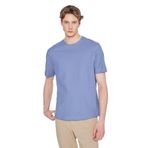 WRANGLER%100 Pamuk Regular Fit Bisiklet Yaka Basic Premium Tişört, S, W2610159, Indigo-W2610159TF, Erkek