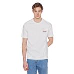 WRANGLER%100 Pamuk Regular Fit Bisiklet Yaka Logo Detaylı Tişört, XL, W7719725, Off White-W7719725102, Erkek