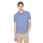 WRANGLER%100 Pamuk Regular Fit Normal Kesim Polo Yaka Tişört Indigo, S, W2610158, Indigo-W2610158TF, Erkek