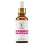 WRINKLEND TEN Kırışıklık Karşıtı ve Yaşlanma Karşıtı Yüz Bakım Yağı 50 ml - Kuşburnu, Nar Çekirdeği ve E Vitamini İçerikli Doğal Canlandırıcı Serum