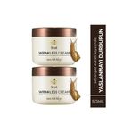 Wrınkless Snail Cream Salyongoz Özlü Yaşlanma Karşıtı Dolgunlaştırıcı Krem 2'li Paket