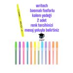 writech basmalı fosforlu kalem yedeği 2 adet renk tercihinizi mesaj yoluyla belirtiniz