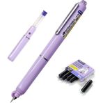 Writech Basmalı Lila Dolma Kalem Fine Uç + 5li Kartuş W784