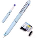 Writech Basmalı Mavi Dolma Kalem Fine Uç + 5li Kartuş W784