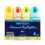 Writech Highlighters Astronaut (Fosforlu Kalemler) 4'lü