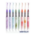 Writech - Liquid Rollerball Pen 6 Renk Jel Kalem Seti - (0.5 Mm)