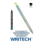 Writech Space Up 0.7 mm Uçlu Kurşun Kalem, Komple Metal Gövde, 1 Paket 0.7 mm Uç, Yeşil