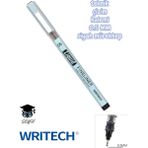 Writech Teknik Çizim Kalemi Siyah Mürekkep Drawing Pencil Metal Klips Çelik Uç - Çok Renkli - DİĞER