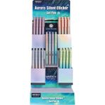 Wrıtech W-0171 Aurora 0,5mm Mavi Jel Kalem - 72'li Stand - TÜKENMEZ - STANDART - Karışık