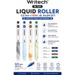 Writech W-501 Liquid Roller 0,5 mm 4 Renk Jel Kalem Seti - Çok Renkli - Standart