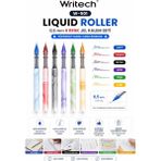 Writech W-501 Liquid Roller 0,5 mm 6 Renk Jel Kalem Seti - Çok Renkli - Standart
