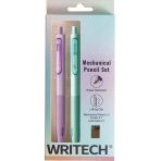 WRITECH W-5154 HEDİYE SET 0,5MM (YEŞİL-MOR)VERSATİL KALEM SETİ BLİSTER