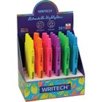 Wrıtech W-805S Basmalı Fosforlu Kalem Neon 6 Renk - 24'Lü Set