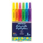 Wrıtech W-805S Basmalı Fosforlu Kalem Neon 6 Renk - 6'Lı