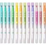 Wrıtech W-822 Silinebilir Fosforlu Kalem Pastel Sakura Pembe - 12'Li Kutu