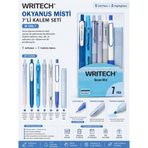 Writech W-OM-7 Okyanus Misti Kalem Seti Mavi 7’li Paket