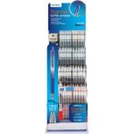 Writech Wrıtech W-099S Sıgntek Imza Kalemi 1,0mm Jel Kalemi Mavi Gövde - 96'lı Dısplay - Karışık - STANDART - TÜKENMEZ
