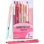 Writech Wrıtech W-JK04 Sakura Fall Kalem Seti (Pembe) - 7'li Set