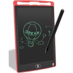 Writing Tablet LCD 8.5inç Dijital Kalemli Çizim Yazı Tahtası Grafik Not Yazma Eğitim Tableti-Krmz
