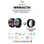 Wrwatch 5G Lite Sim Kart Çift Kamera Btk Yeni Nesil Özellikler 16Gb 51Mm Akıllı Saat + Ultra Watch