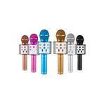 WS-858 Siyah Bluetooth Karaoke Mikrofon