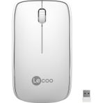 WS208 Kablosuz 1200DPI 3 Tuşlu Sessiz Pc, Mac, Dizüstü Bilgisayar Için, USB Mini Alıcı ile Optik Mouse Beyaz