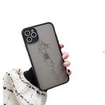 WSDSM Komik Soyut Sanat Hatları Moda Telefon Kılıfları Karikatür Kadın Kapak iphone 15 14 7 8 Artı XR XS XS 15 11 14 12 13 Pro Max, siyah çizgi 3, iphone XR