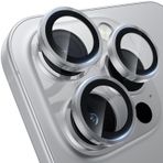 WSKEN iPhone 16 Pro Max/iPhone 16 Pro için Kamera Koruması - 9H Sertlik Çizilmeye Dayanıklı Kabarcık İçermez, HD Sertleştirilmiş Kamera Metal Cam Panzer Koruma Cam Ekran Koruyucu Folyo, Cep Telefonu