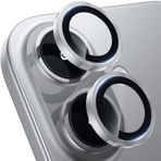 WSKEN iPhone 17 kamera koruması, iPhone 16/16 Plus kamera için koruma – 9H, çizilmeye karşı dayanıklı, kabarcıksız, HD metal kamera camı, zırhlı koruyucu cam