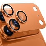 WSKEN iPhone 17 Pro için mat kamera koruması - metal plaka 9H sertlik çizilmeye karşı dayanıklı, kabarcıksız, HD netliğinde kamera zırh koruma cam ekran koruyucu folyo, cep telefonu kılıfı dostu