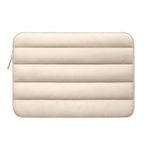 WSLCN Dizüstü Bilgisayar Kılıfı Su Geçirmez 4 Katmanlı Koruyucu, Tampon Laptop Sleeve Bej 13,3 inç