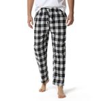 Wslcn Flanel Dokuma Gecelik Pantolon Ekose 10 Erkek Ekose Pijama Altı