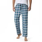 Wslcn Flanel Dokuma Gecelik Pantolon Ekose 3 Erkek Ekose Pijama Altı