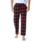 Wslcn Flanel Dokuma Gecelik Pantolon Ekose 5 Erkek Ekose Pijama Altı