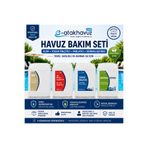 WTR e-atakhavuz-WTR Havuz Bakım Seti Sıvı Klor(25kg) +Sıvı Ph Düşürücü (25kg) +Yosun Önleyici (10lt)+Parlatıcı (10lt)