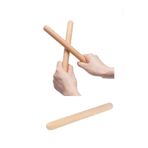 wudie Okul Öncesi Ahşap Ritim Çubuğu 1 Çift 23cm Anaokulu Çocuk Etkinlik Perkusyon Müzik Aleti