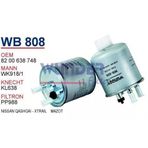 WUNDER WB808 Mazot Filtresi Kangoo III 08- Laguna III 08- Twingo 08- 1.5 DCI 2.0 DCI