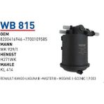 Wunder Wb815 8200416946-7700109585 Renault kango laguna II Otomobil yakıt filtre dizel fuel filter diesel