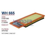 WUNDER WH665 HAVA FİLTRESİ - FİAT FİORİNO-PANDA-QUBO-500L- CİTRO