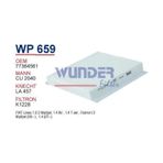 WUNDER WP659 Polen Filtresi Linea 07- Egea 15- Doblo 10- Fiorino 08- / Bipper / Nemo Cu2040