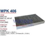 Wunder Wpk406 Polen Filtresi - Peugeot Partner 03 - 307 - 308 (Karbonlu)