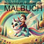 Wunderbare Fabelwesen MALBUCH für Kinder: Über 50 Bilder von Drachen, Einhörnern und anderen fantastischen Wesen zum Ausmalen – für Kinder von 3 bis 10 Jahren
