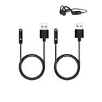 WUNIAK HiFi Walker T10 Hava Su Geçirmez Yüzme Kulaklıkları için Şarj Kablosu, Manyetik USB Şarj Kablosu HiFi Walker T10 Air için USB Esnek Aksesuarlar, (2'li Paket)