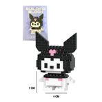WUNİT Bricks Kuromi Hello Kity Ailesi Karakter Figürü 3D Yapboz Puzzle Yapı Oyuncakları