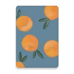 WunM Studio CE Kindle için kılıf, Amazon Kindle Touch 2014 (Kindle 7. nesil) için kılıf Ereader Slim koruyucu kılıf Smart Case Wp63Gw-Apple Orange Fruit Art modeli için, mavi, J9G29R