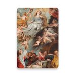 WunM Studio CE Kindle için kılıf, Amazon Kindle Touch 2014 (Kindle 7. nesil) için kılıf Ereader Slim koruyucu kılıf Smart Case Wp63Gw boyama doku Angel Art, renk, Dp75Sdi