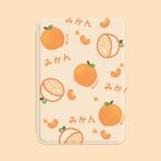 WunM Studio CE Kindle Oasis 3/2 (9./10. nesil) Auto Sleep/Wake Cover, Orange Sparkling Water Illustration, renk, J9G29R için tek taraflı mıknatıslı çanta 7 inç Kindle Oasis Ereader için