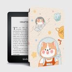 WunM Studio Kindle Akıllı Kapak Kılıfı - Amazon Kindle Touch 2014 (Kindle 7 7. Nesil) için Klasik Giriş 3D Renkli Renkli Kılıf Wp63Gw Modeli, Planet Fat Shiba Inu P için Akıllı Kılıf