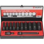 Würth 1/2 İnch Güçlü Uzun Altıgen Lokma Seti 12 Parça